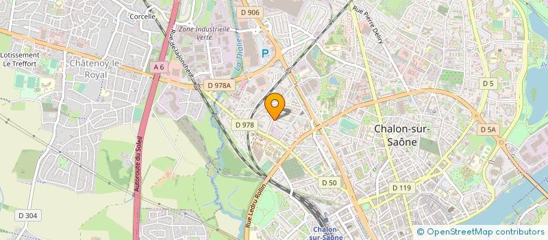 localisation de l'entreprise MONSIEUR MATTHIEU BOUDOT à CHALON-SUR-SAONE