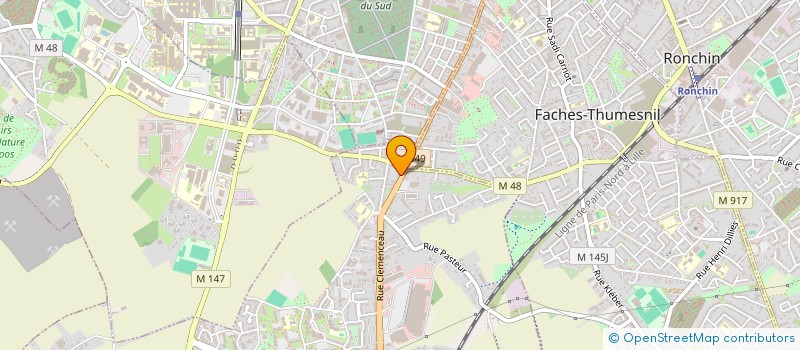 localisation de l'entreprise MONSIEUR MATTHIEU BOUFFLERS  WATTIGNIES