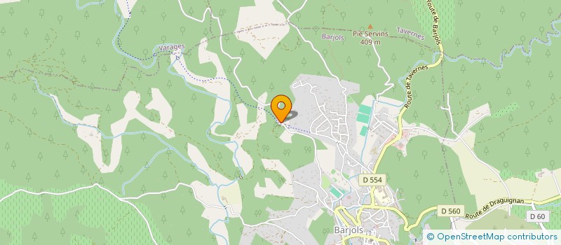 localisation de l'entreprise MONSIEUR MATTHIEU BOURDENET à BARJOLS