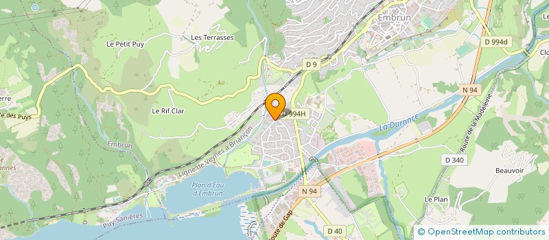 localisation de l'entreprise MONSIEUR MATTHIEU BOURDON  BESSEGES