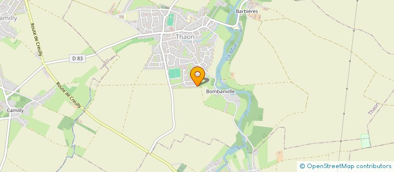 localisation de l'entreprise MONSIEUR MATTHIEU BOURGUIGNON  THAON