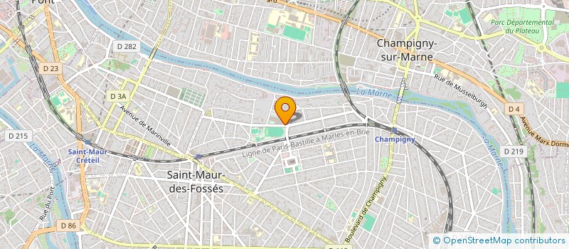 localisation de l'entreprise MONSIEUR MATTHIEU BOUSTANY  SAINT-MAUR-DES-FOSSES