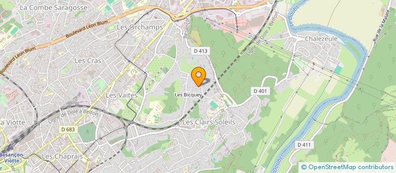 localisation de l'entreprise MONSIEUR MATTHIEU BRAULT  BESANCON