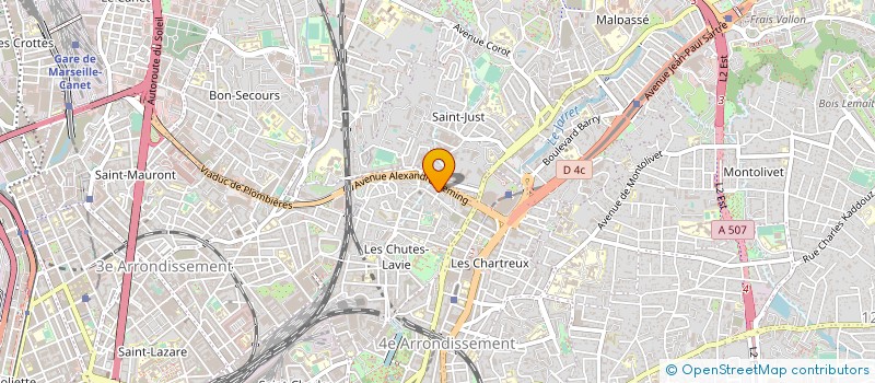localisation de l'entreprise MONSIEUR MATTHIEU BROCHARD à MARSEILLE