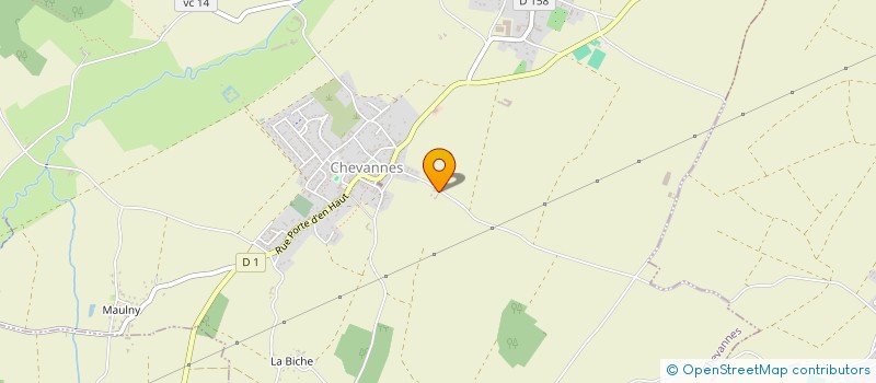 localisation de l'entreprise MONSIEUR MATTHIEU BRODARD à CHEVANNES