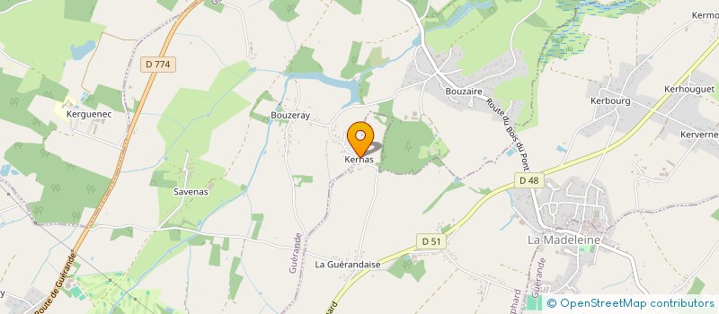 localisation de l'entreprise MONSIEUR MATTHIEU BROSSEAU  SAINT-LYPHARD