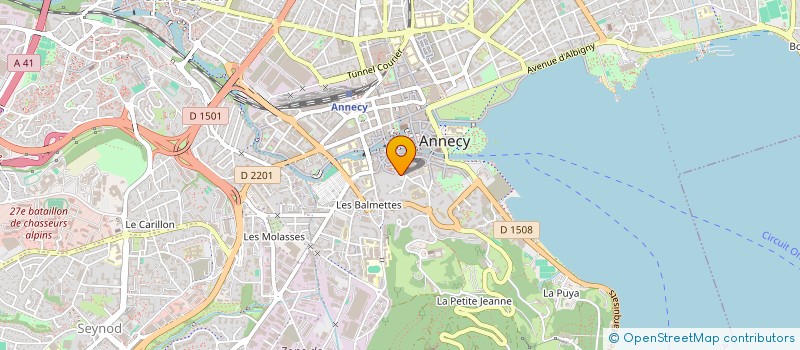 localisation de l'entreprise MONSIEUR MATTHIEU BRUERE à ANNECY