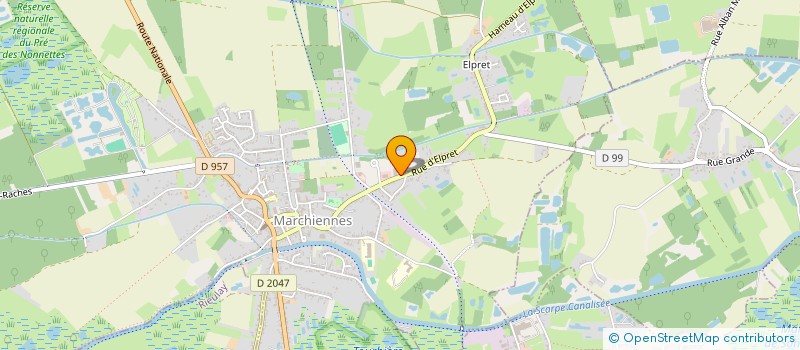 localisation de l'entreprise MONSIEUR MATTHIEU BRUHAUX à MARCHIENNES
