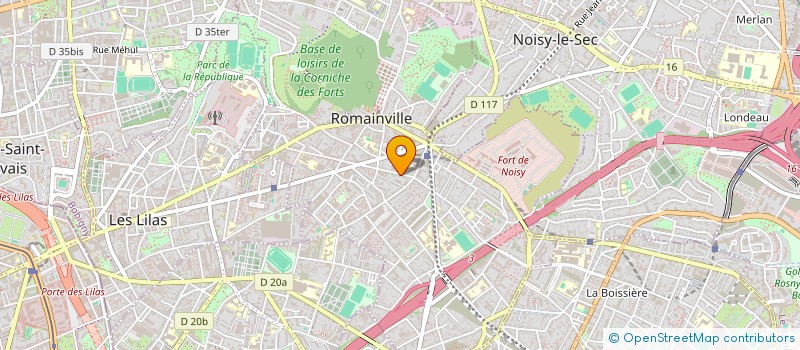 localisation de l'entreprise MONSIEUR MATTHIEU BRUNEL  ROMAINVILLE