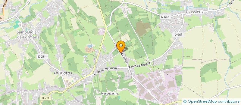 localisation de l'entreprise MONSIEUR MATTHIEU BRUNET  SAINTE-EUPHEMIE