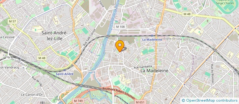 localisation de l'entreprise MONSIEUR MATTHIEU BUCHTA à LA MADELEINE