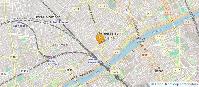 localisation de l'entreprise MONSIEUR MATTHIEU BUGES à ASNIERES-SUR-SEINE