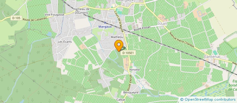 localisation de l'entreprise MONSIEUR MATTHIEU BUHOT  ROQUEBRUNE