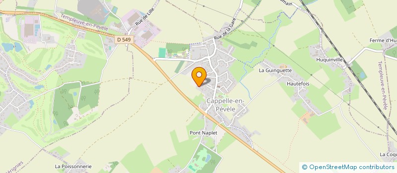 localisation de l'entreprise MONSIEUR MATTHIEU BUISINE  CAPPELLE-EN-PEVELE