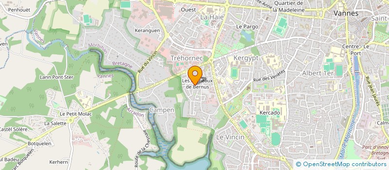 localisation de l'entreprise MONSIEUR MATTHIEU BULLOU à VANNES