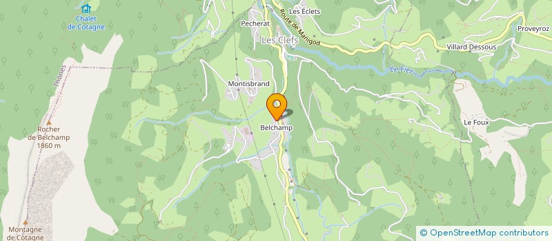 localisation de l'entreprise MONSIEUR MATTHIEU BURGAT-CHARVILLON  LES CLEFS