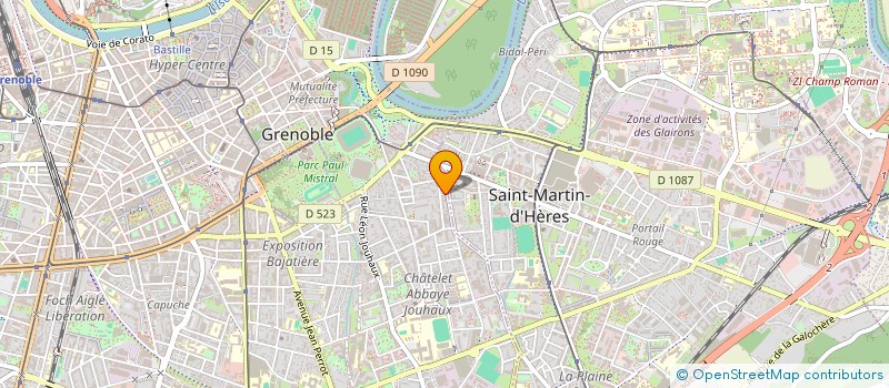 localisation de l'entreprise MONSIEUR MATTHIEU BURGIO  GRENOBLE