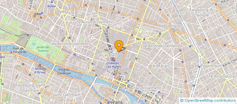 localisation de l'entreprise MONSIEUR MATTHIEU BUSSIERE à PARIS