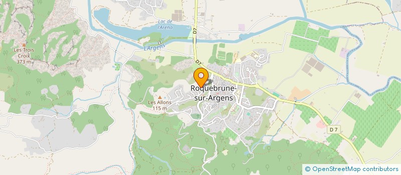 localisation de l'entreprise MONSIEUR MATTHIEU BUSSON à ROQUEBRUNE-SUR-ARGENS