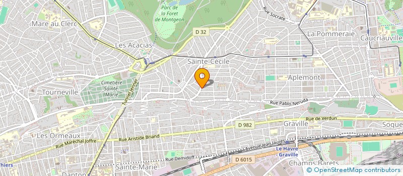 localisation de l'entreprise MONSIEUR MATTHIEU BYSTER  LE HAVRE