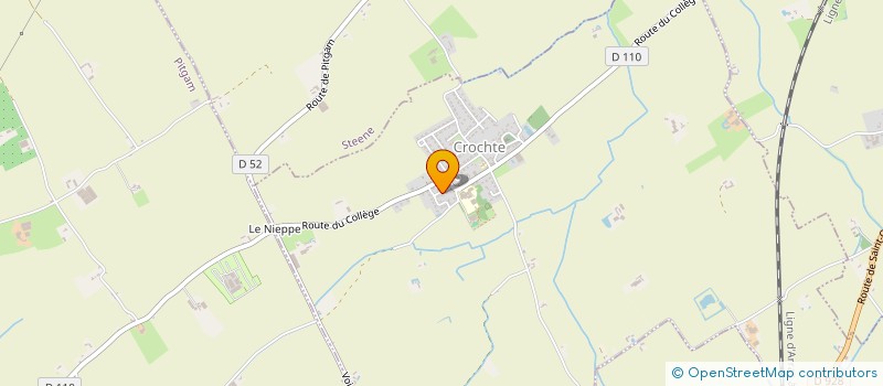 localisation de l'entreprise MONSIEUR MATTHIEU CABARET  CROCHTE