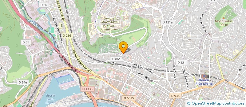 localisation de l'entreprise MONSIEUR MATTHIEU CADET  MONT-SAINT-AIGNAN