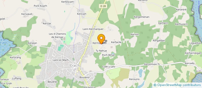 localisation de l'entreprise MONSIEUR MATTHIEU CADIOU  NOSTANG