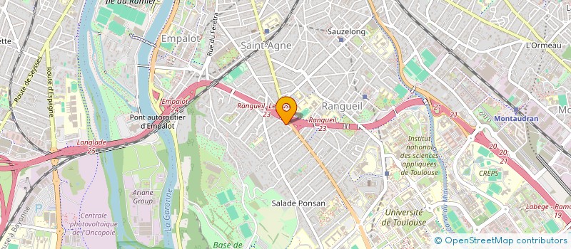 localisation de l'entreprise MONSIEUR MATTHIEU CAHUZAC  TOULOUSE