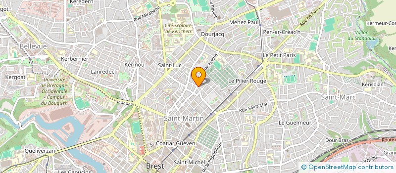 localisation de l'entreprise MONSIEUR MATTHIEU CAILLAUD  PLOUGONVELIN