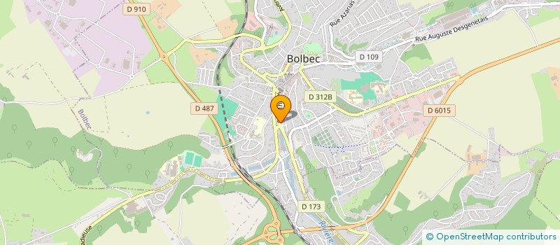 localisation de l'entreprise MONSIEUR MATTHIEU CALABRESE  BOLBEC