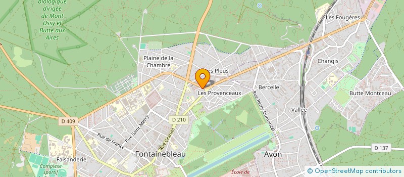 localisation de l'entreprise MONSIEUR MATTHIEU CALMEJANE à FONTAINEBLEAU