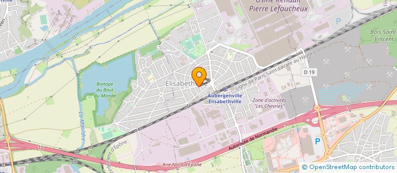 localisation de l'entreprise MONSIEUR MATTHIEU CALMET  AUBERGENVILLE