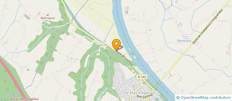 localisation de l'entreprise MONSIEUR MATTHIEU CAMATTE  LE MAS-D'AGENAIS