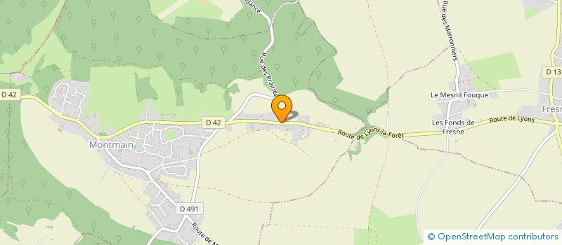 localisation de l'entreprise MONSIEUR MATTHIEU CAMBOUNET  MONTMAIN