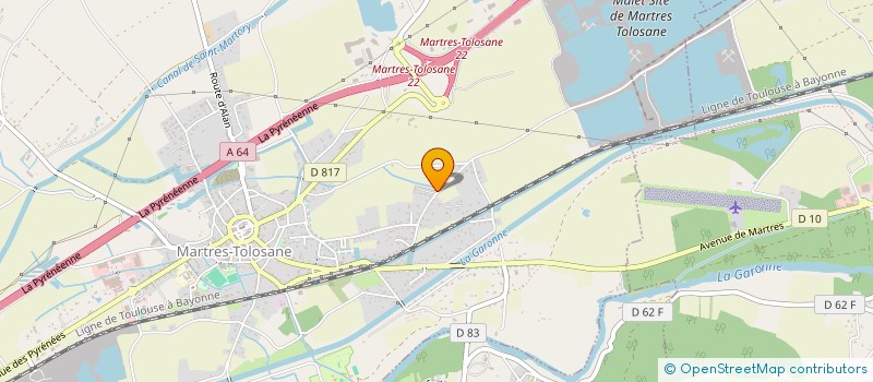 localisation de l'entreprise MONSIEUR MATTHIEU CAMPOURCY  MARTRES-TOLOSANE