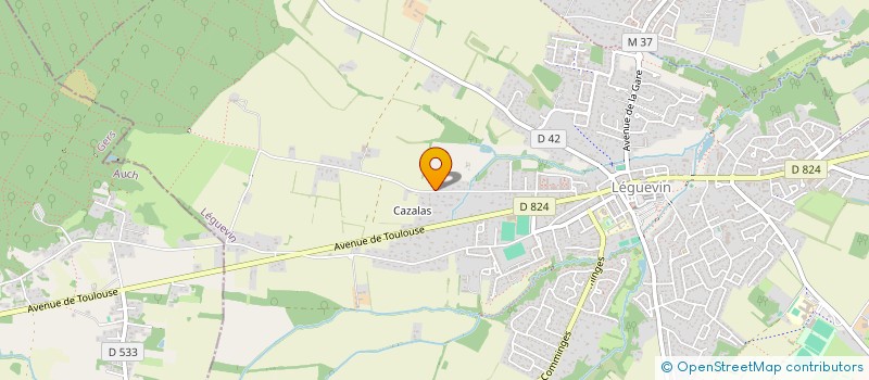 localisation de l'entreprise MONSIEUR MATTHIEU CAMY  LEGUEVIN