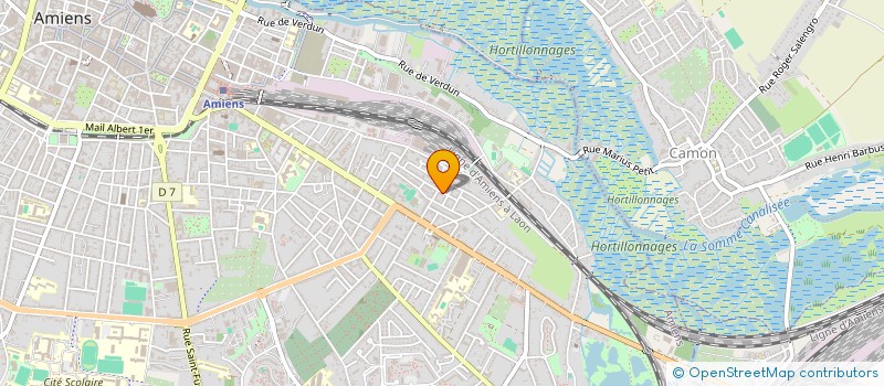 localisation de l'entreprise MONSIEUR MATTHIEU CANICIO  AMIENS