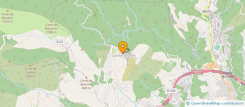 localisation de l'entreprise MONSIEUR MATTHIEU CANNET  GORBIO