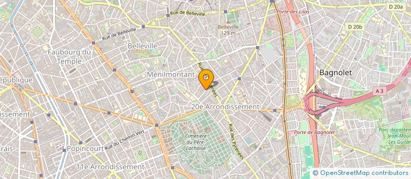 localisation de l'entreprise MONSIEUR MATTHIEU CANTAIS  PARIS