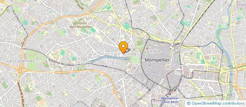 localisation de l'entreprise MONSIEUR MATTHIEU CANTALOUBE  MONTPELLIER