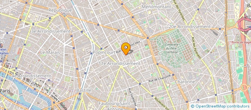 localisation de l'entreprise MONSIEUR MATTHIEU CANTONI  PARIS