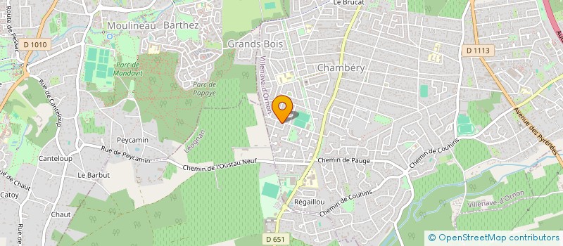 localisation de l'entreprise MONSIEUR MATTHIEU CAPRON à VILLENAVE D ORNON