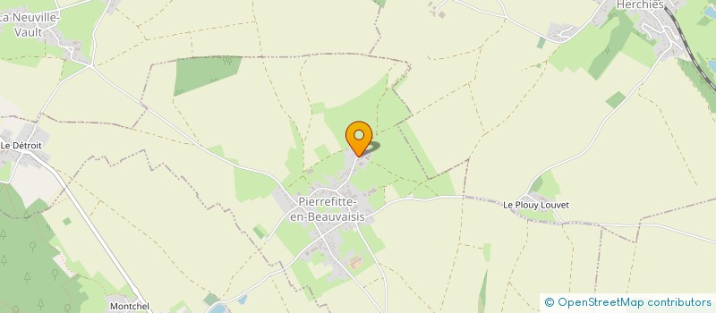 localisation de l'entreprise MONSIEUR MATTHIEU CARPENTIER  PIERREFITTE-EN-BEAUVAISIS