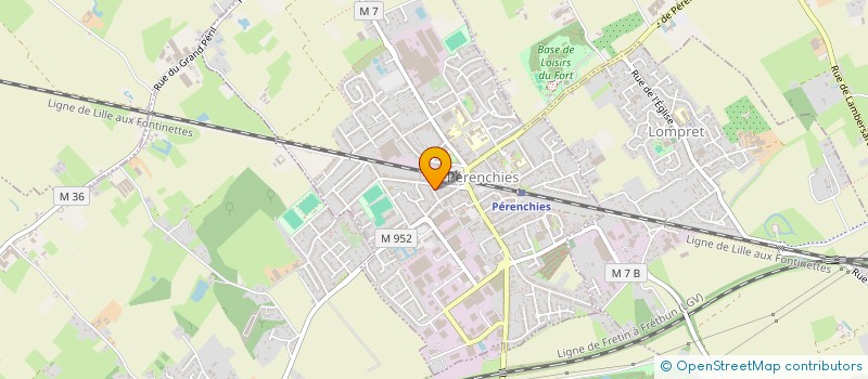 localisation de l'entreprise MONSIEUR MATTHIEU CARRE  LOMPRET