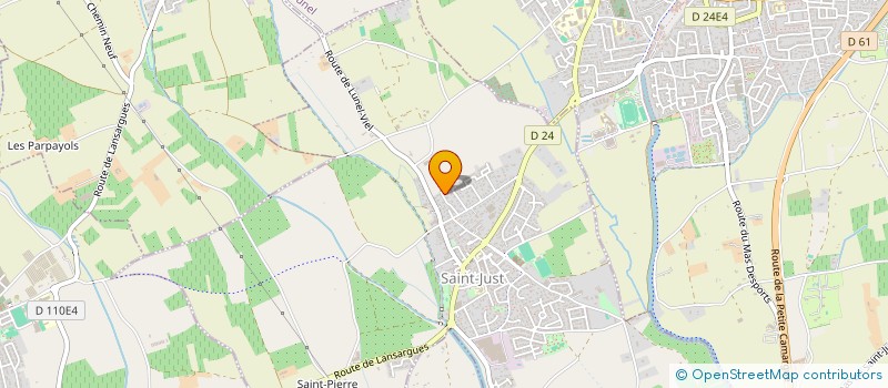 localisation de l'entreprise MONSIEUR MATTHIEU CARRIERE  SAINT-JUST