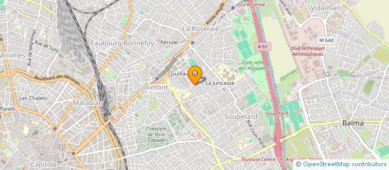 localisation de l'entreprise MONSIEUR MATTHIEU CASASUS à TOULOUSE