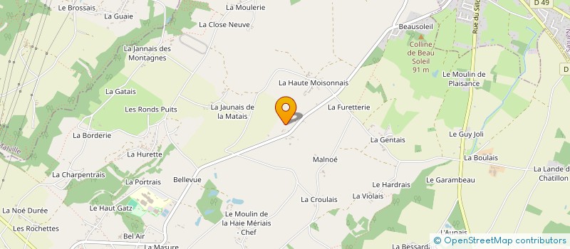 localisation de l'entreprise MONSIEUR MATTHIEU CASELLINO  CORDEMAIS