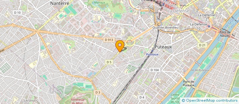 localisation de l'entreprise MONSIEUR MATTHIEU CASTEL  PUTEAUX