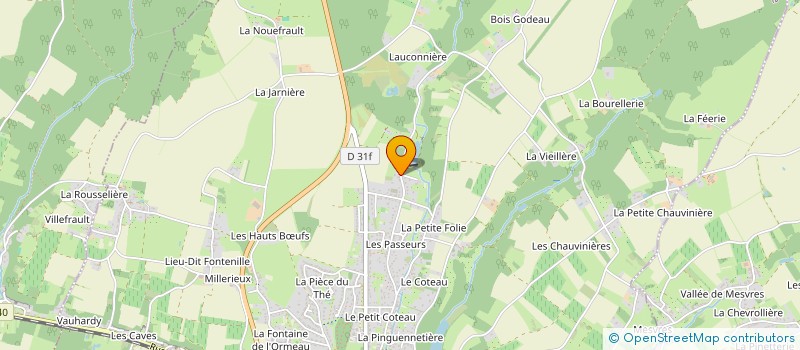 localisation de l'entreprise MONSIEUR MATTHIEU CASTETS  LA CROIX-EN-TOURAINE