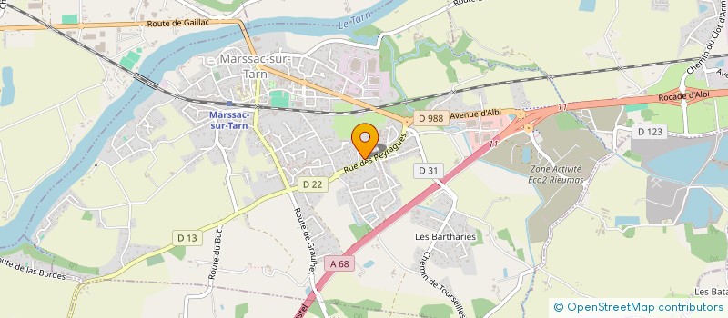 localisation de l'entreprise MONSIEUR MATTHIEU CATHALA  MARSSAC-SUR-TARN